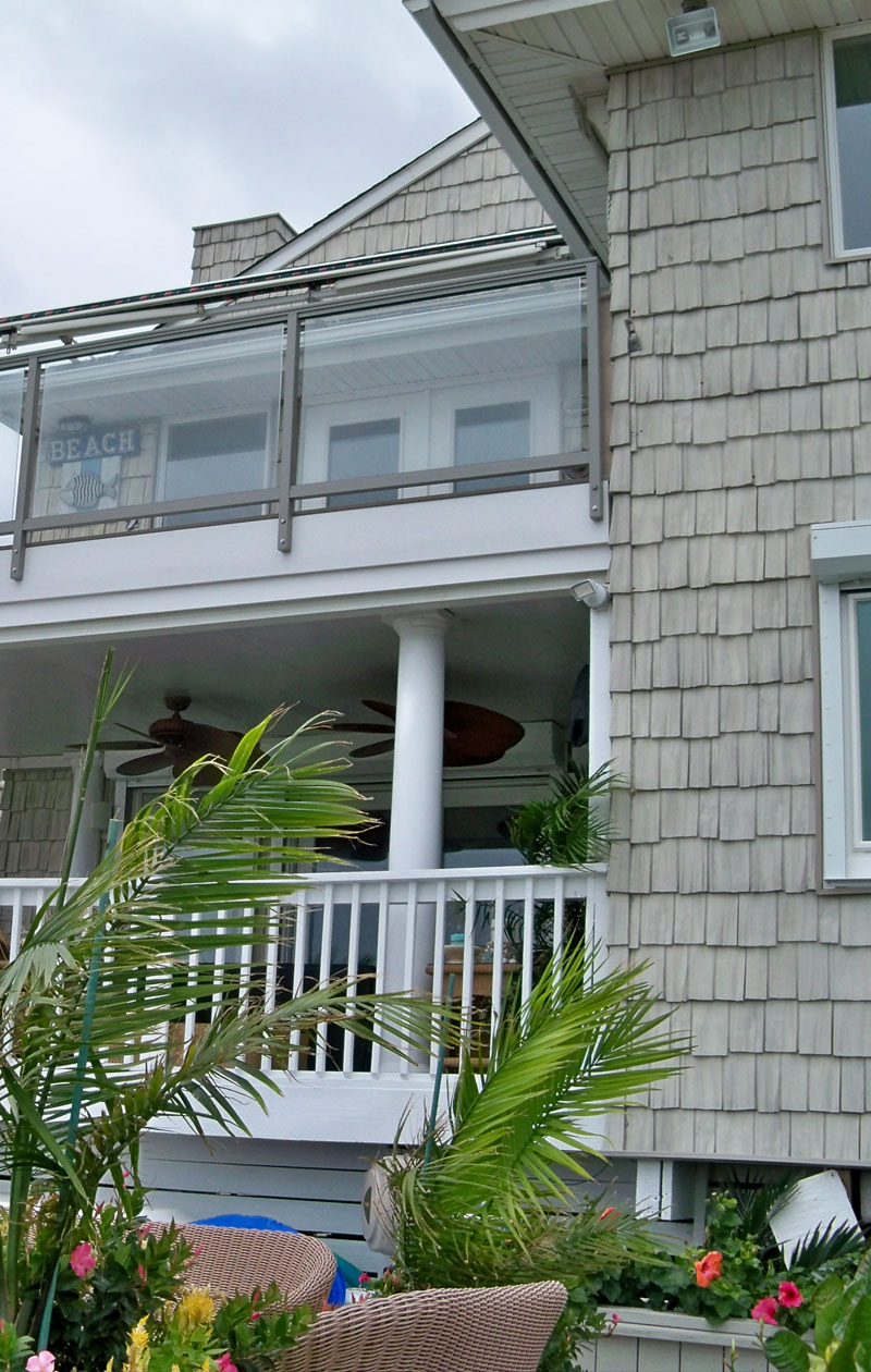 aluminum deck railing