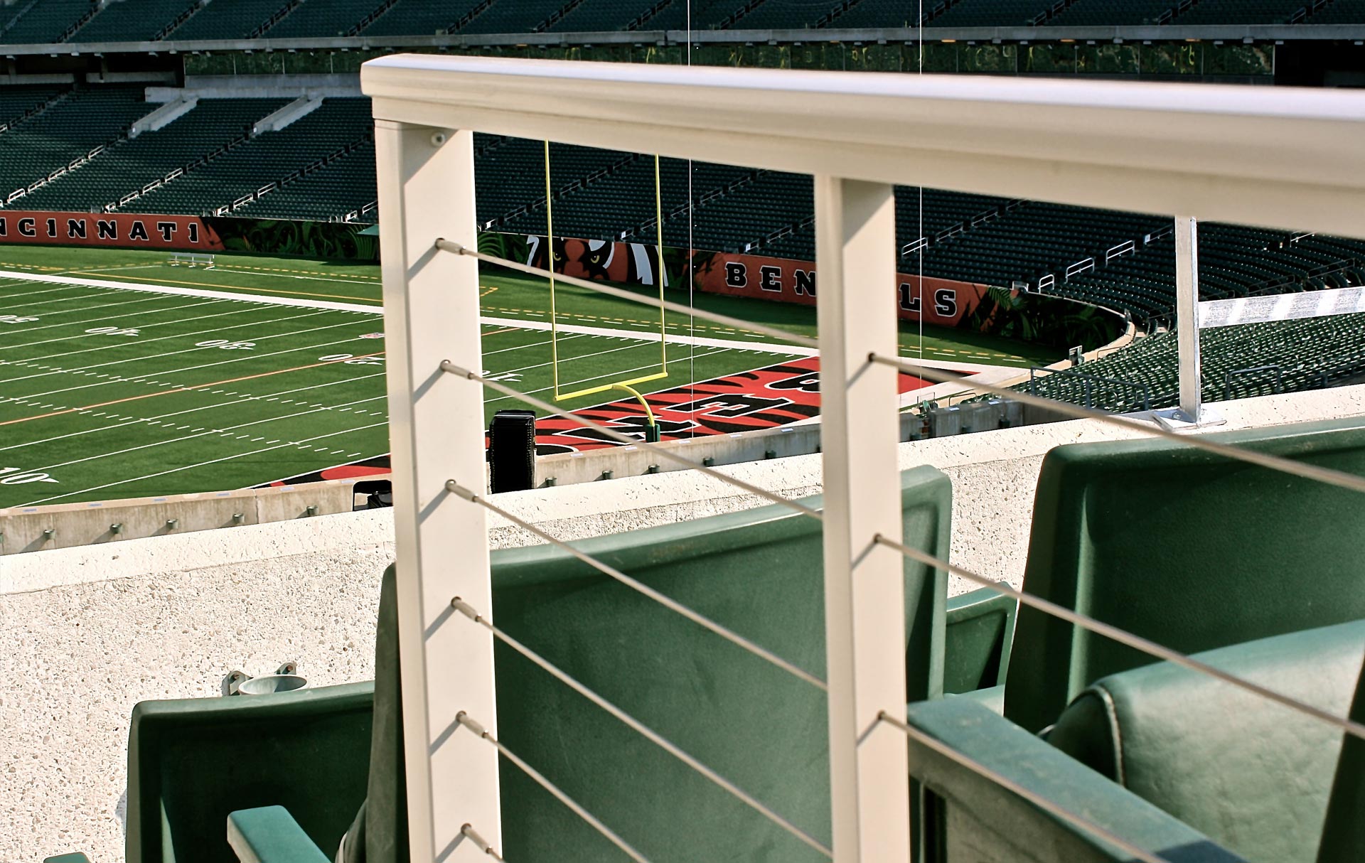 stadium railing